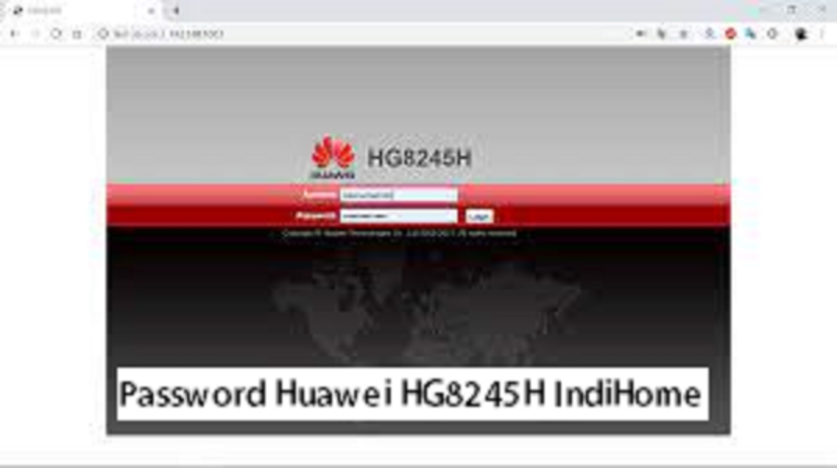 Password Huawei HG8245H IndiHome Terbaru