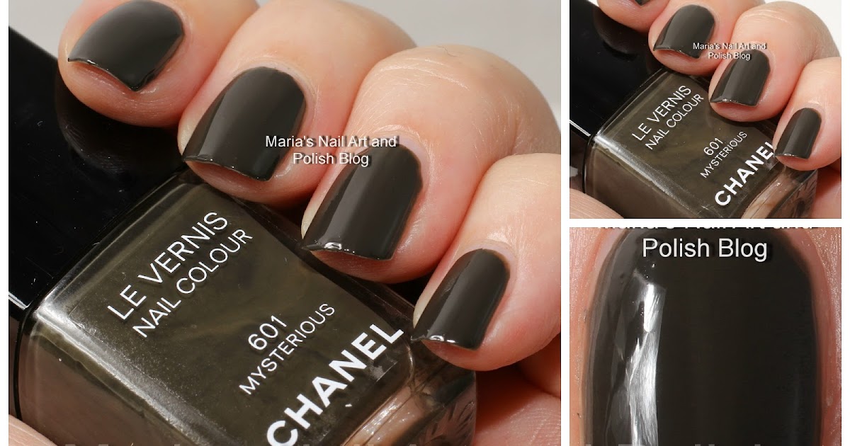 Marias Nail Art and Polish Blog: Chanel Mysterious 601 - Superstition coll.  fall 2013 swatches