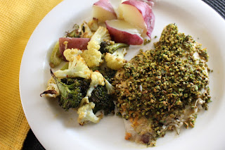 Pistachio Crusted Buffalo Dijon Tilapia