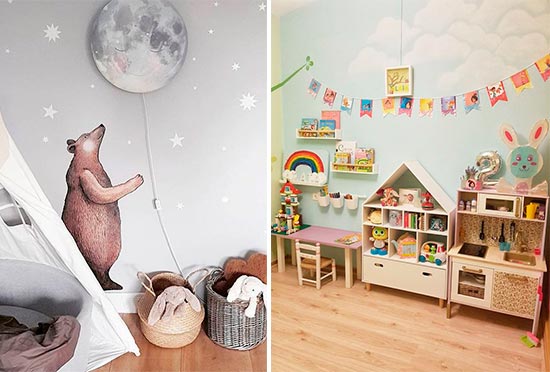 Cómo decorar una habitación infantil con el método Montessori