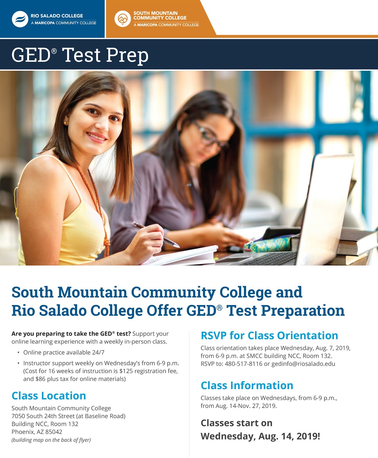Rio Salado College Rionews Last Call For Fall Spanish English