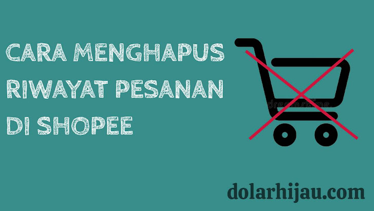 cara menghapus history pesanan di shopee