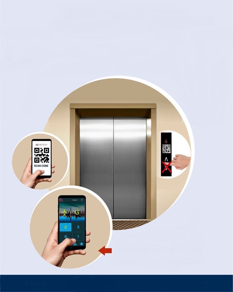 Lift Control Panels COP / LOP Latest QR Code Technology for Lifts