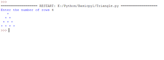 Print Triangle Patterns using Python |Pyramid