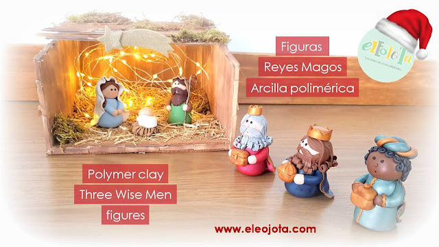 reyes magos belén arcilla polimérica