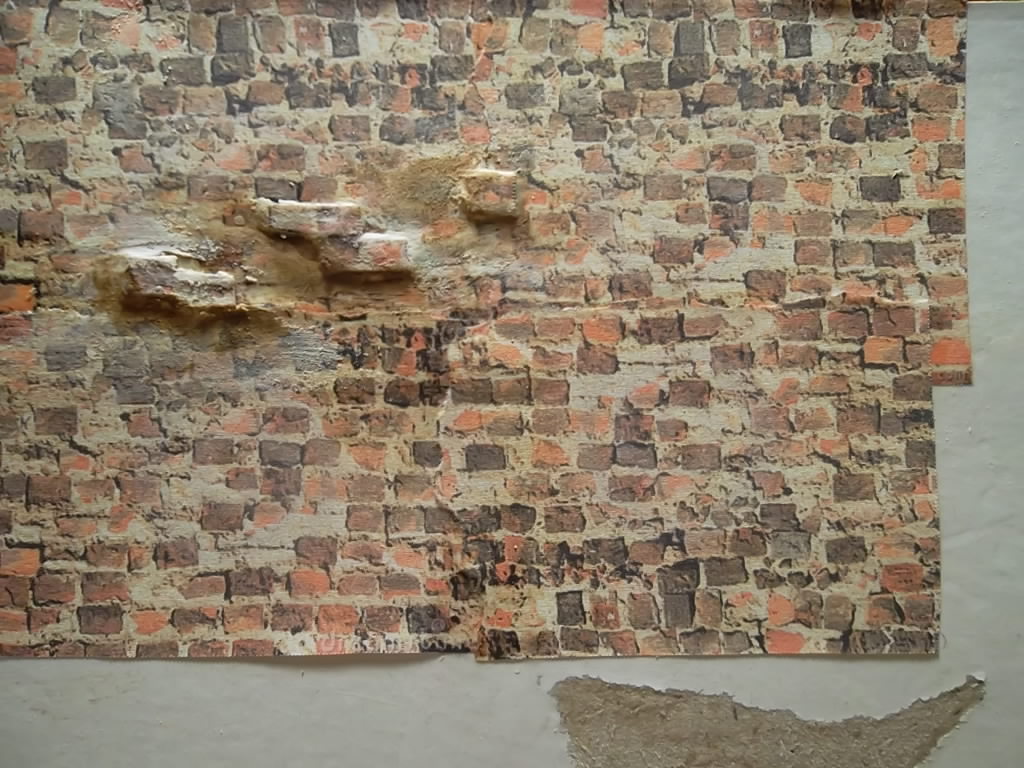 Capt. Richard's Miniature Civil War: Making a brick wall from paper