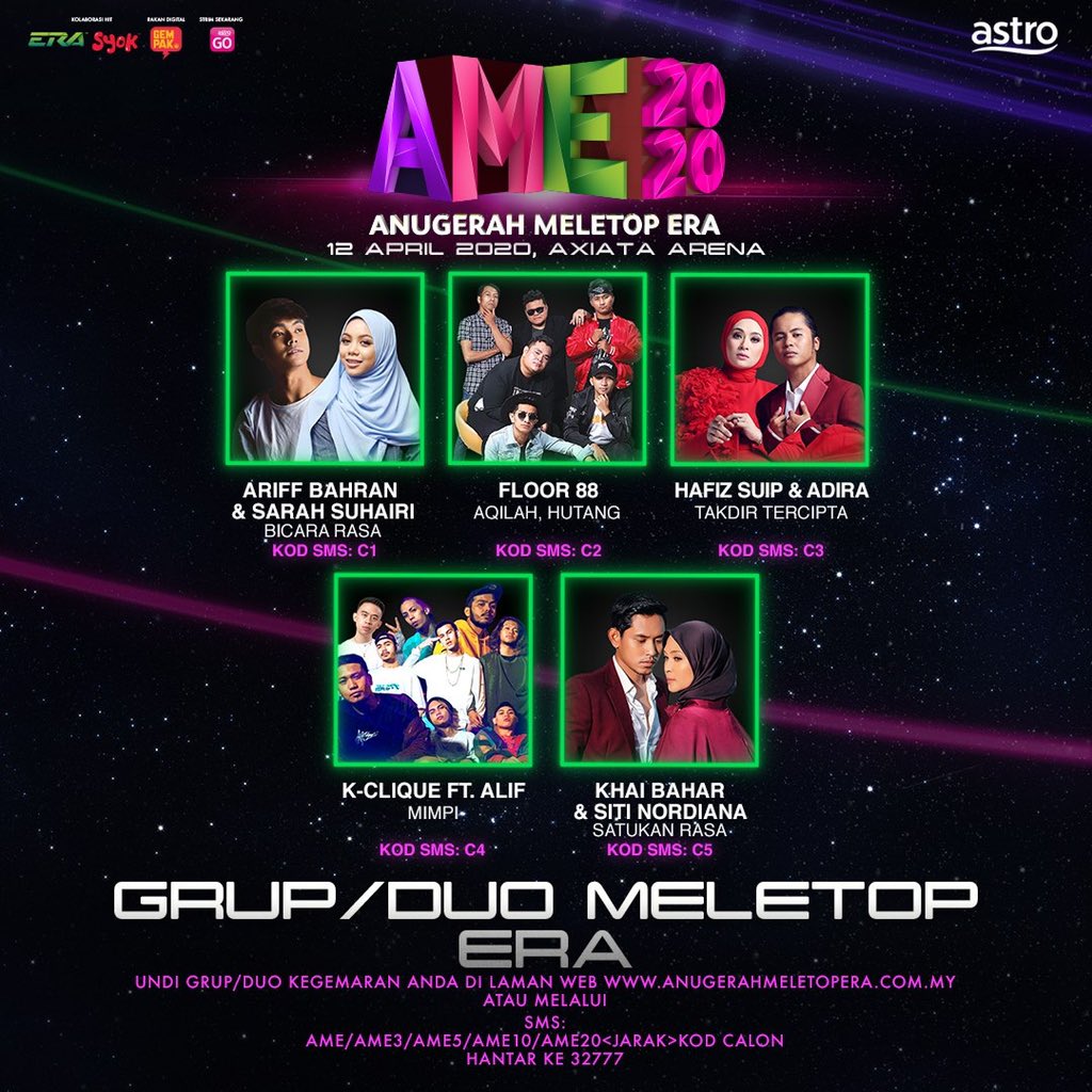 Undi Anugerah Meletop Era 2019 - omzgara