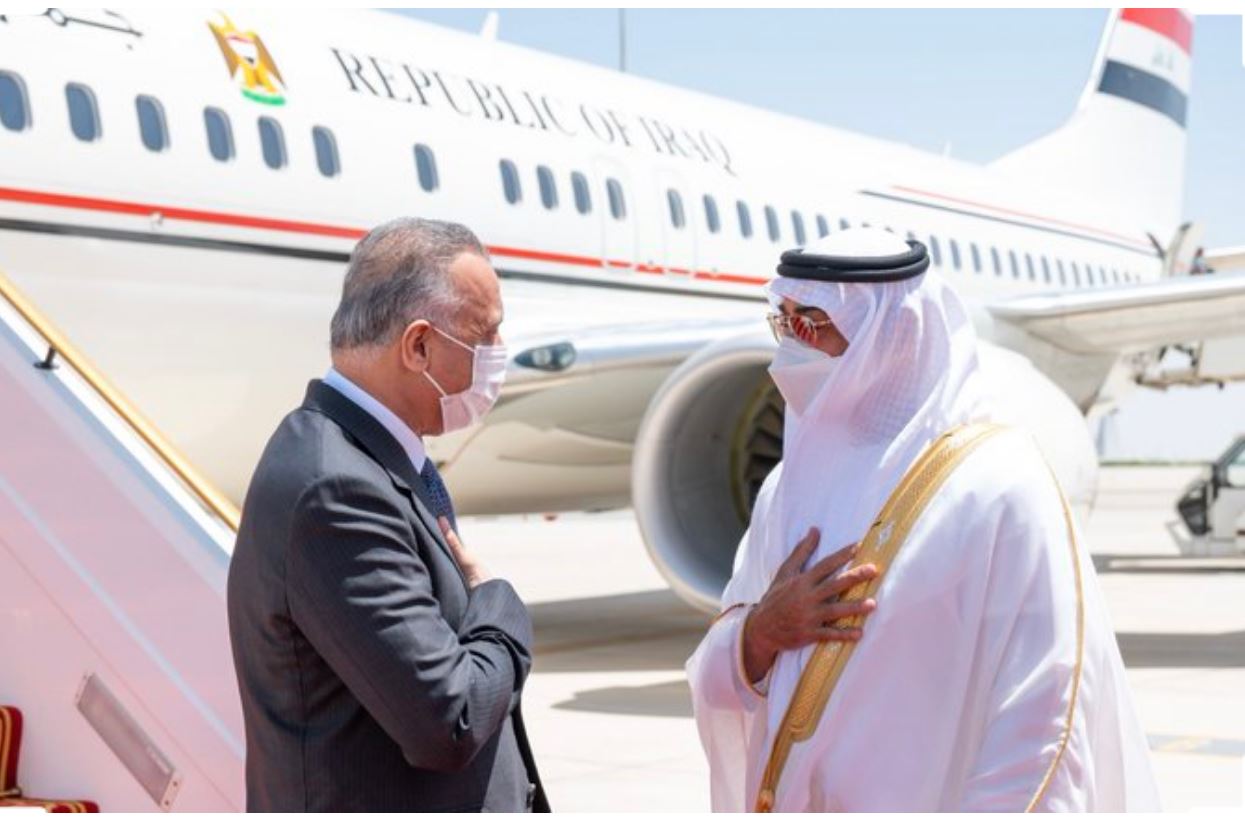رئيس وزراء العراق يصل البلاد ومحمد بن زايد في مقدمة مستقبليه