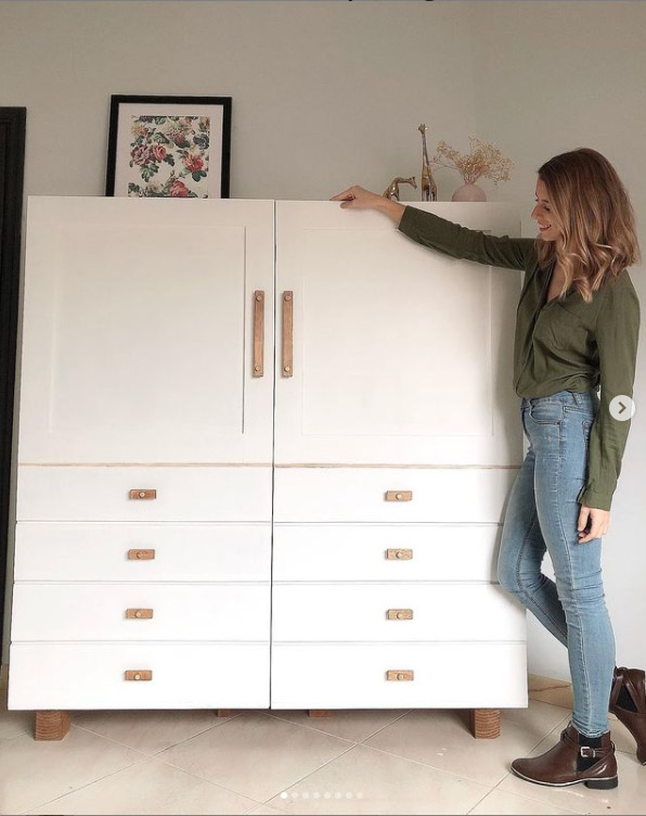 DIY Ikeahack: Estantería Kallax  en mueble aparador