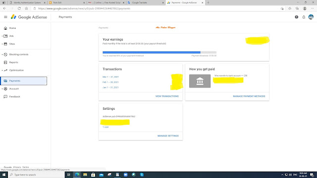 Cara Kaedah Pembayaran Google Adsense - Mana Lebih Selamat?