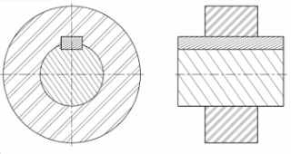 Parallel Sunk key