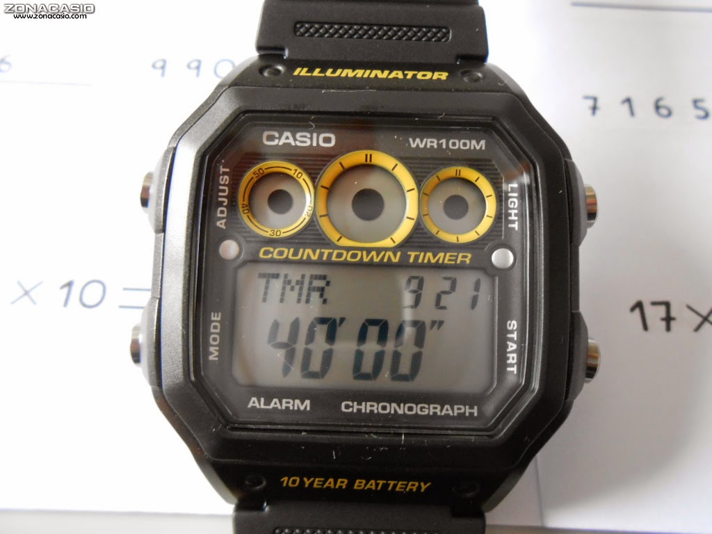 Zona Casio: Prueba: Casio AE-1300. Echa cuentas