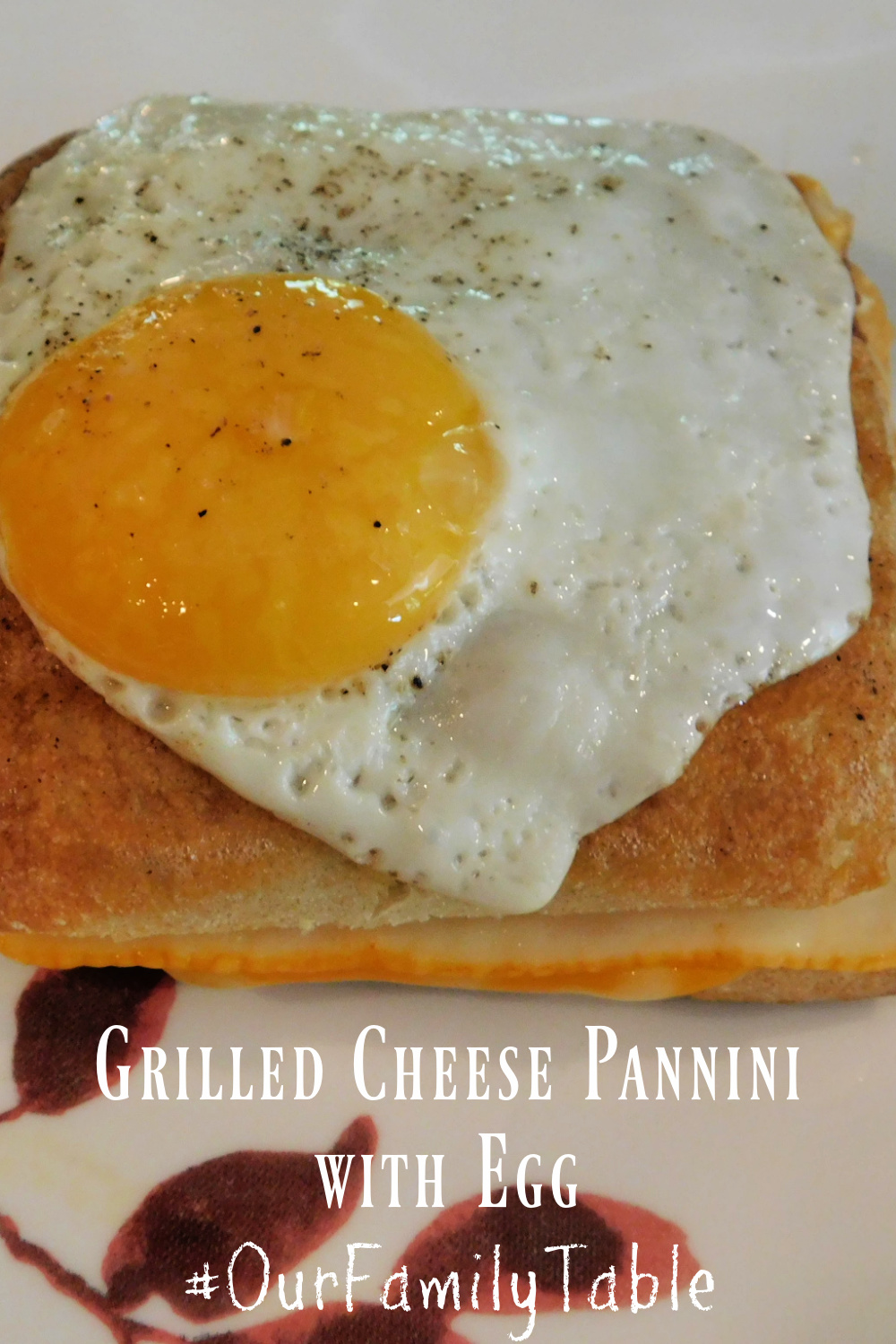 A Day in the Life on the Farm Grilled Cheese Panini with Egg 