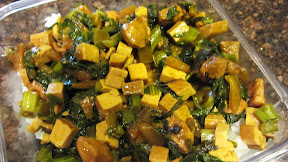 Lunch Week 20: Pork Chop and Pickled Mustard Greens Over Rice