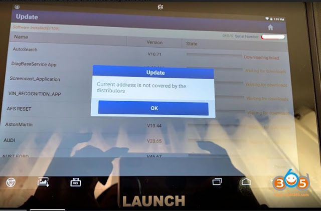 پرتاب-x431-pad3-موفق به ثبت نام نشد