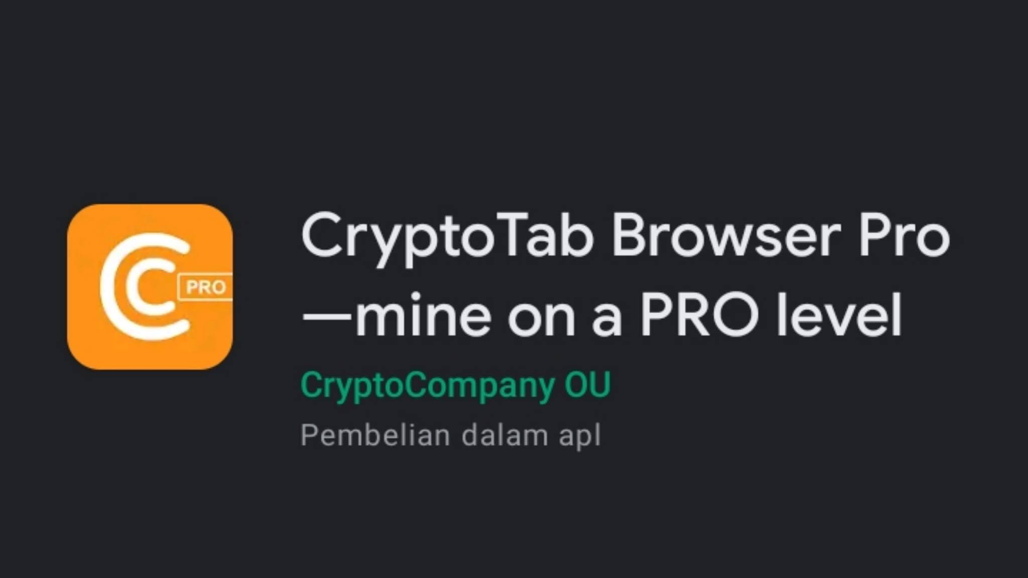 CryptoTab Browser PRO APK Terbaru 2021 Free Download for ...