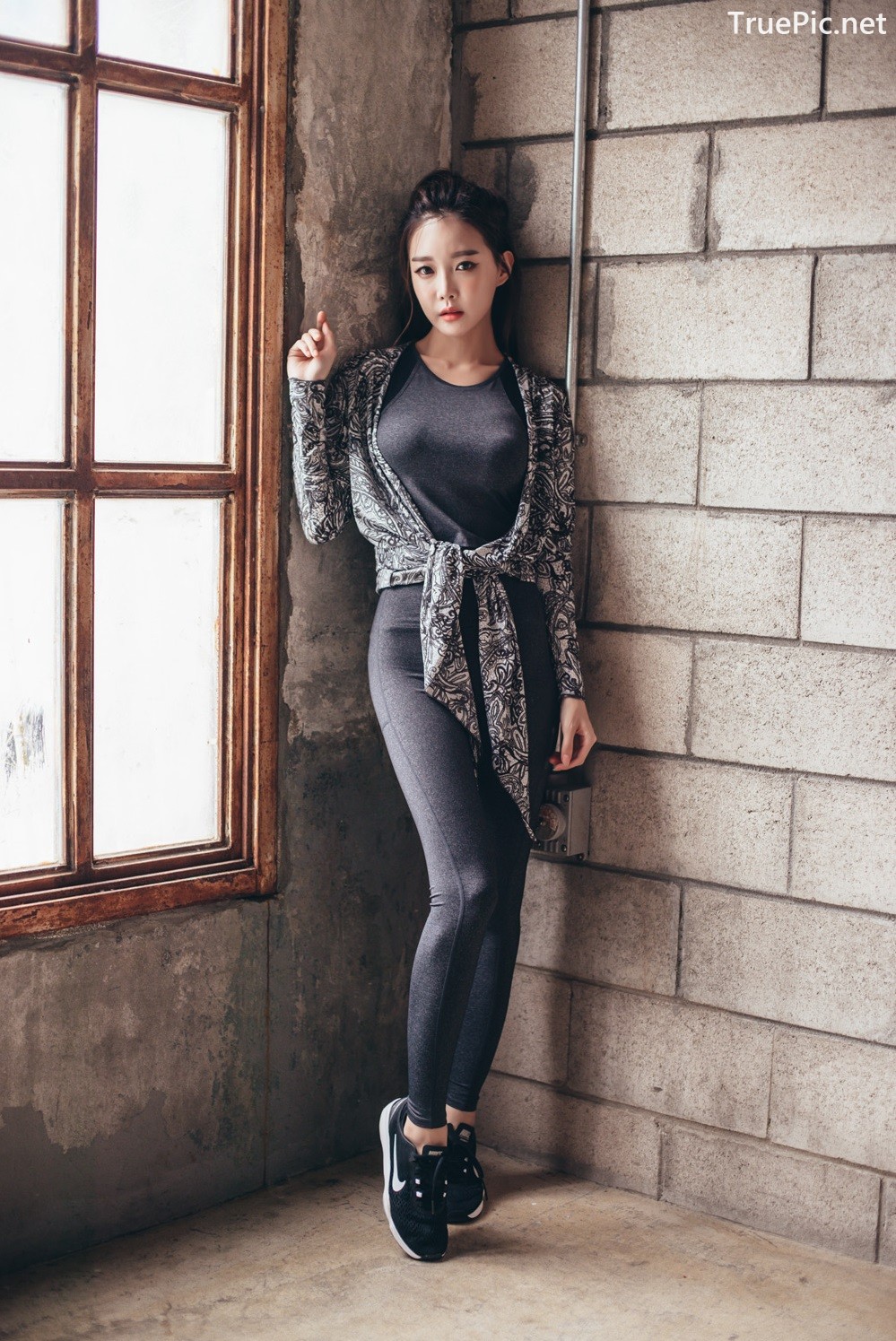 Image Korean Fashion Model - Yoon Ae Ji - Fitness Set Collection - TruePic.net - Picture-35