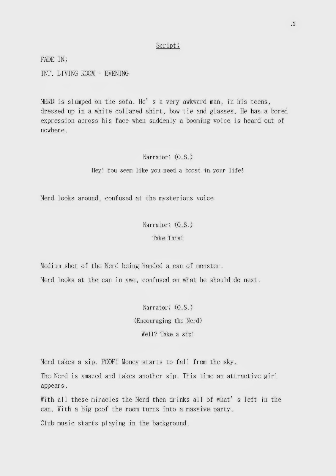 tamara's blog 2 script for production