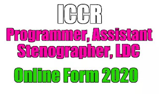 ICCR Various Post Recruitment 2020