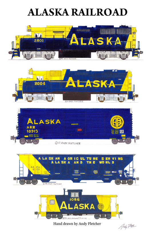 Alaska Railroad and the Whittier, Alaska Railroad Barges
