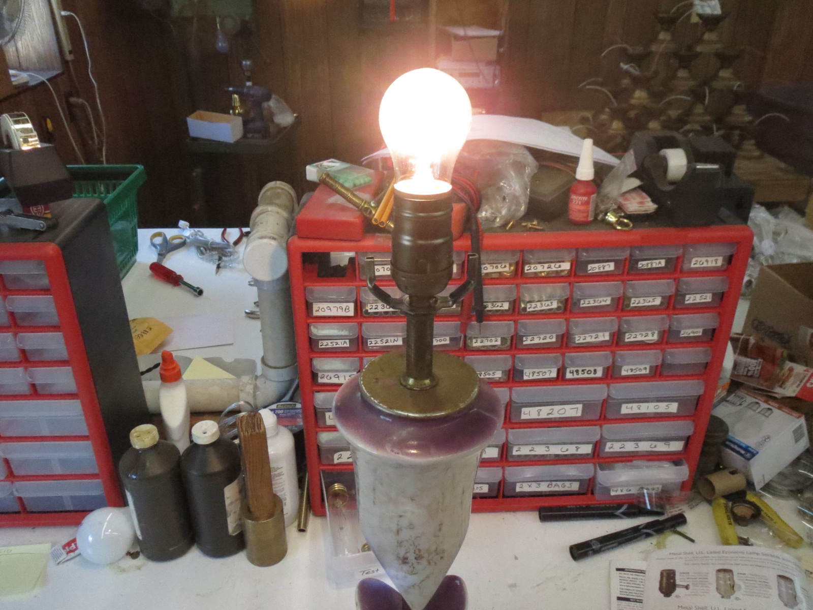 Lamp Parts and Repair | Lamp Doctor: Porcelain Table Lamp Socket Repair