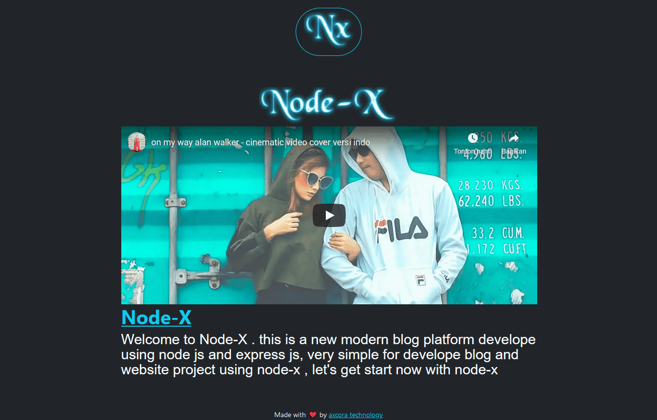 node cms blog source code free download