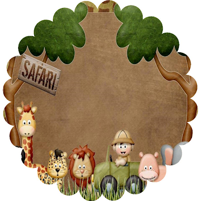 Safari: Free Printable Toppers or Labels. Safari: Free Printable Toppers or Labels.