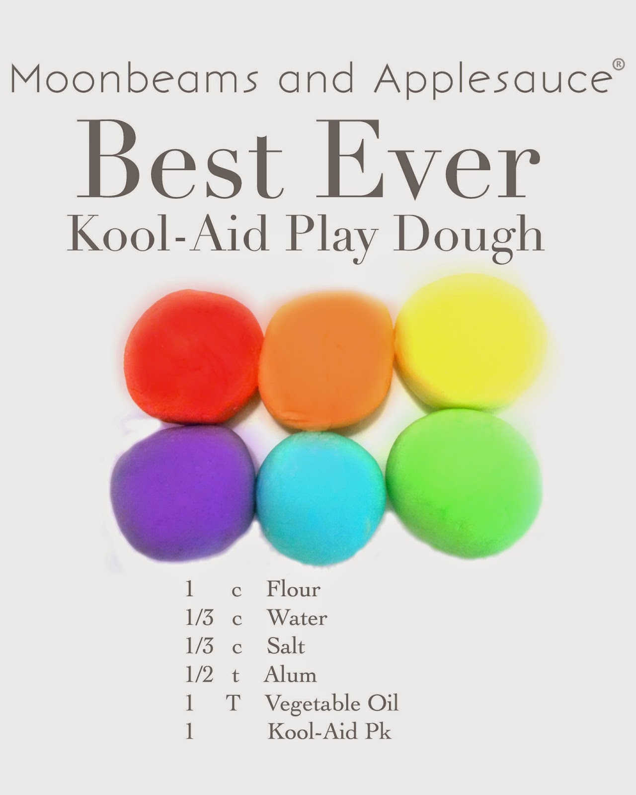 Best Kool aid Playdough Recipe Ever 