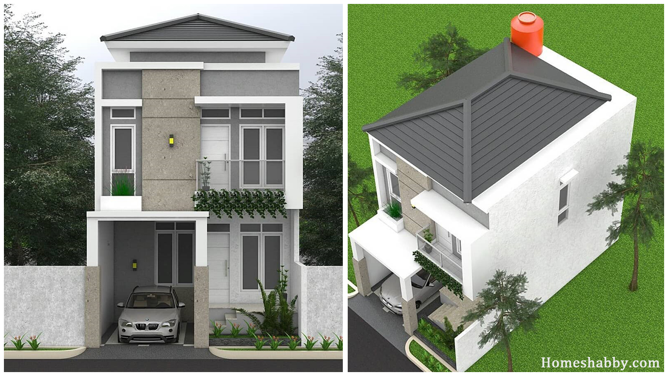 26 Contoh desain rumah 6x10 | SENI RUMAH TERBARU