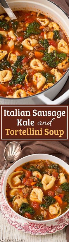 Italian Sausage, Kale and Tortellini Soup - Ajib Recipe 2