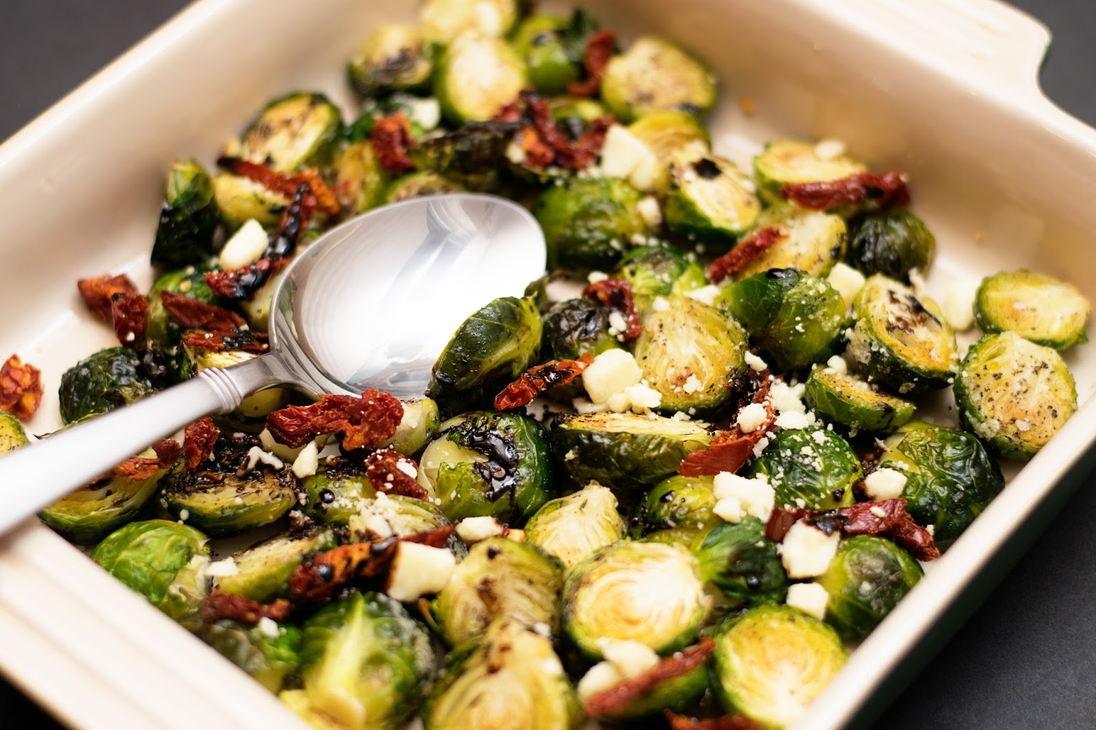 Roasted Brussel Sprouts with a Balsamic Glaze The Kitchen Wife