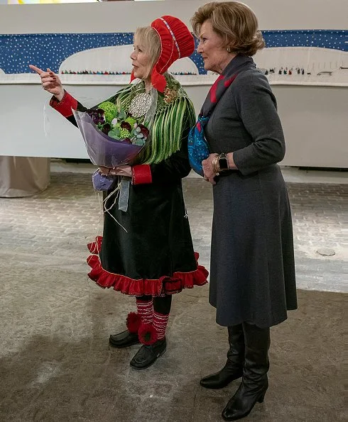 official opening of the exhibition "Histories. Three generations Sámi artists" at Queen Sonja Art Stable