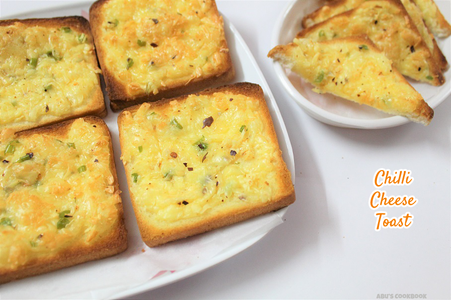 Chilli Cheese Toast In Oven Baked Chilli Cheese Toast 5 minute
