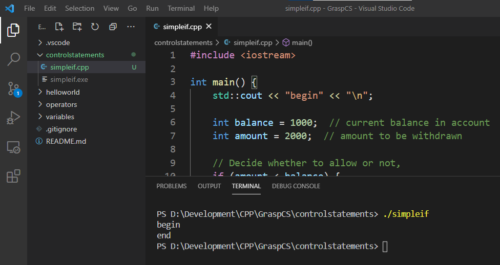 Control Statements in C++ - Part 1