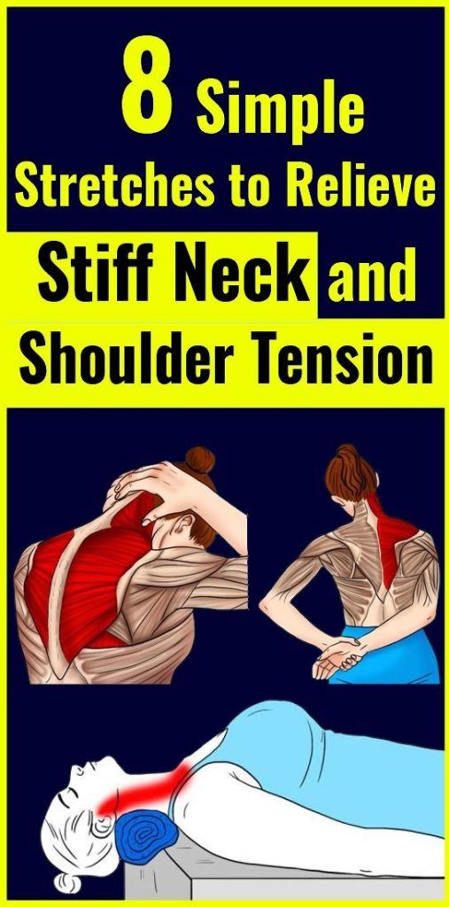 8 Different Ways To Relieve Stiff Neck and Shoulder Tension Healthy