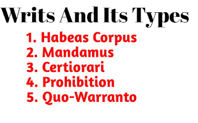 writs-and-its-type
