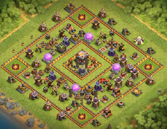 Base Town Hall 10 Clash of Clans Farming