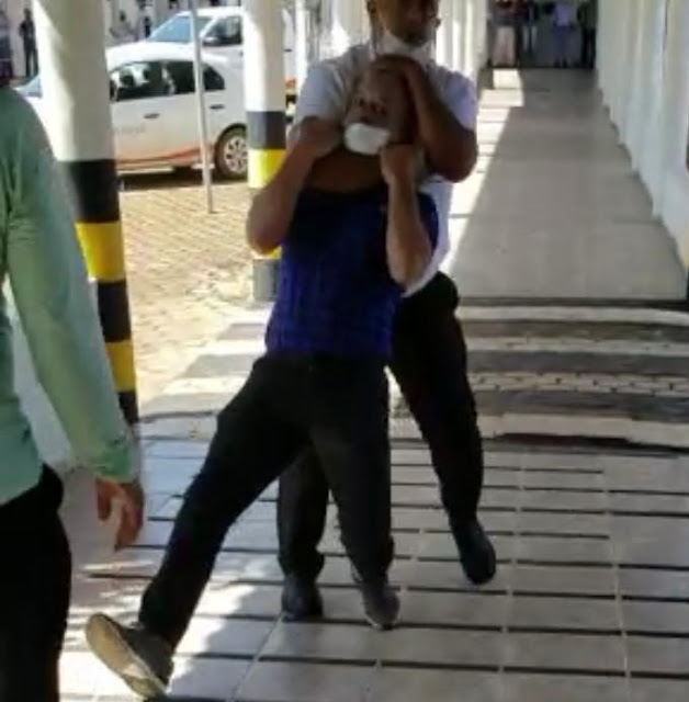 ATÉ QUANDO ALE/RO? Após ter salário bloqueado por dívida, deputado Geraldo da Rondônia surta, invade Energisa, agride funcionários e acaba imobilizado – VEJA VÍDEO