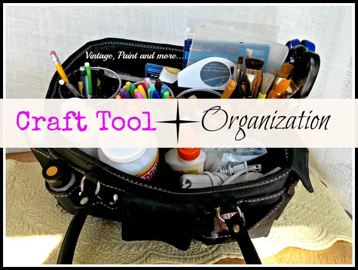 Craft Tool Organization - organizing craft tools, ways to store craft tools