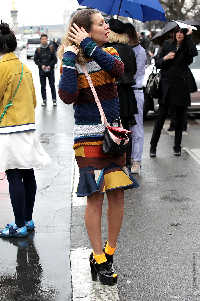 In the Street...New Color Blocks | Street Style