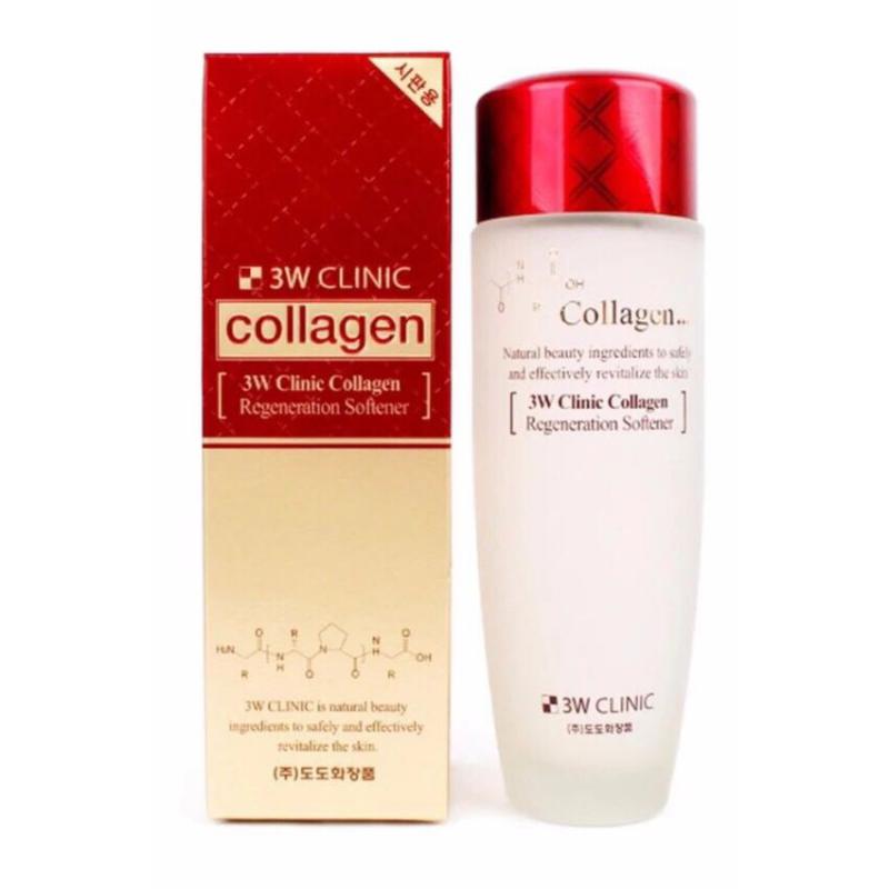 Nước hoa hồng dưỡng da săn chắc chống lão hóa Collagen 3W CLINIC COLLAGEN REGENERATION SOFTENER