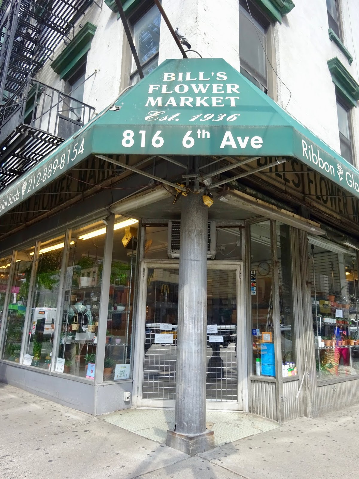 Jeremiah's Vanishing New York Bill's Flower Market