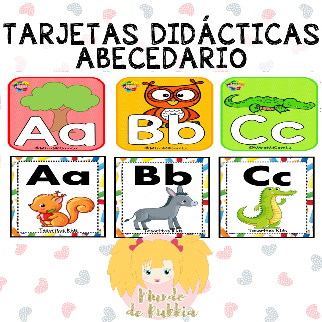 Tarjetas Didácticas Abecedario | Mundo Rukkia