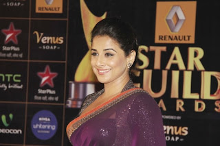 Priyanka and Vidya Balan at Renault Star Guild Awards 2013 red carpet