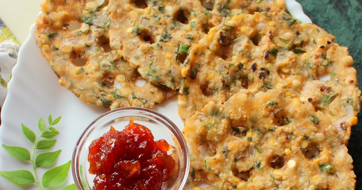 Annapurna Sarva Pindi / Savory Rice Flour Pancakes From Telangana Cusine