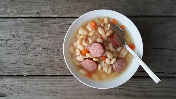 Great Northern Beans with Smoked Sausage