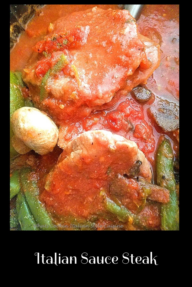 Italian Sauce Steak What's Cookin' Italian Style Cuisine