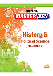 Master key study book, For 10th Standard,  S S C Board, CHETANA   MASTER KEY, History & Political Science Standard x