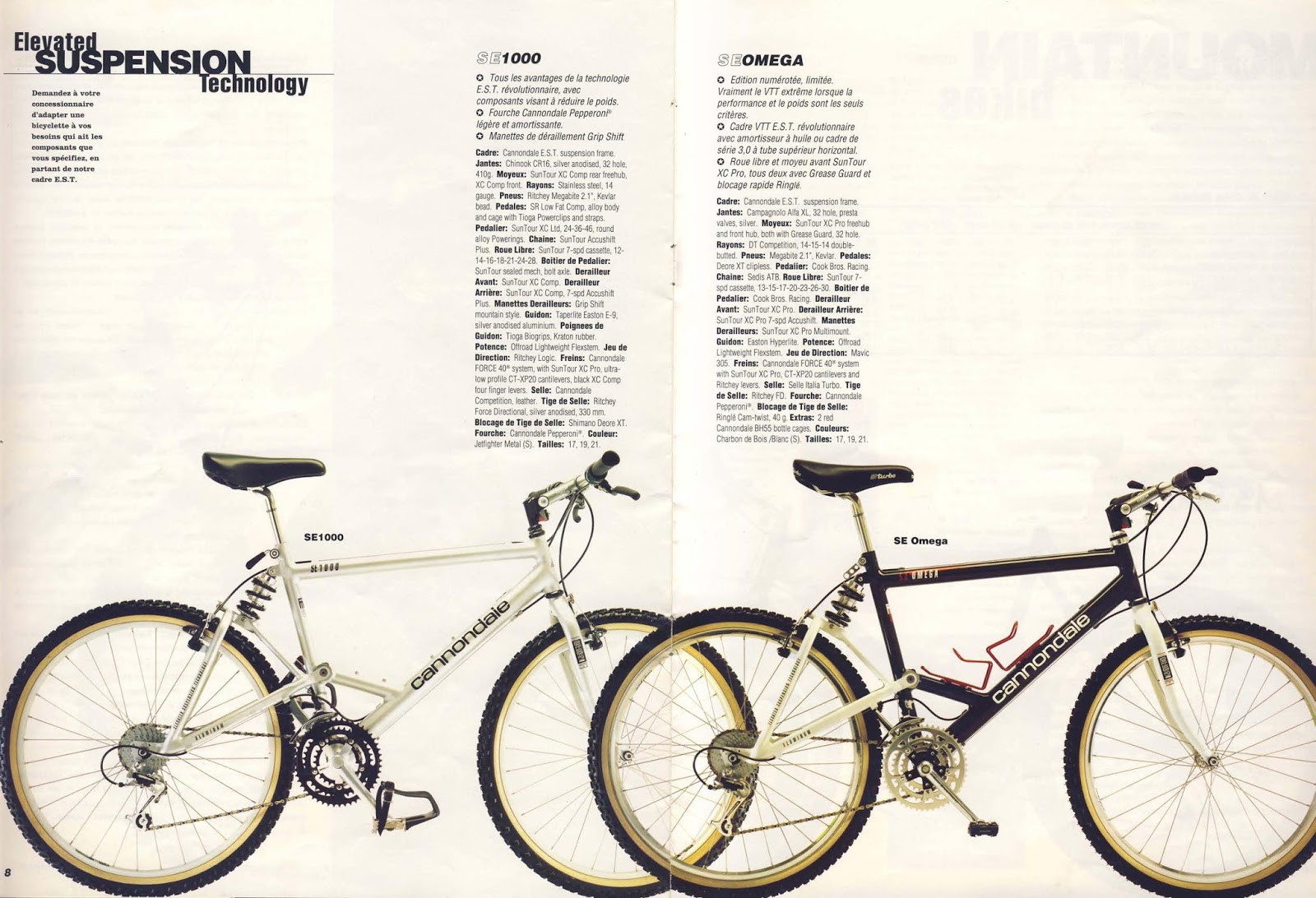 CATALOGUES CANNONDALE CANNONDALE 1991
