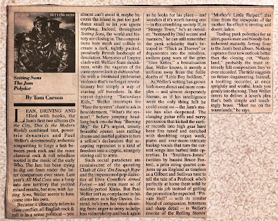 1979 feature about the Jam from Rolling Stone magazine.